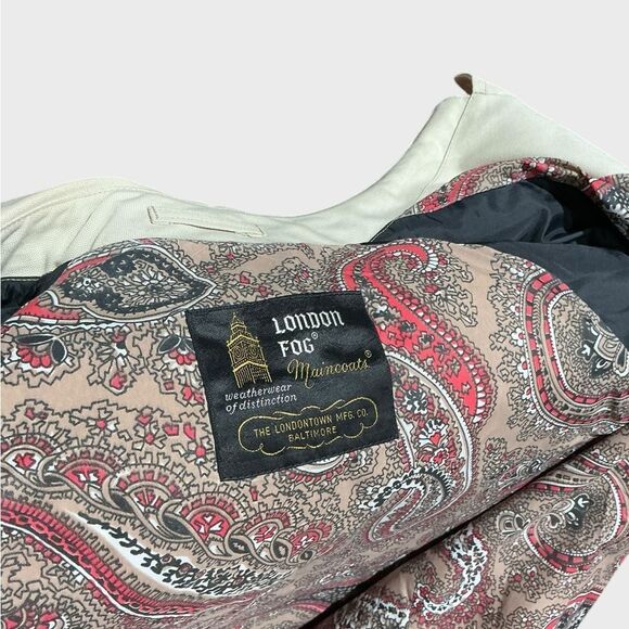 London Fog Trench Coat Vintage 70s - Picture 8 of 10